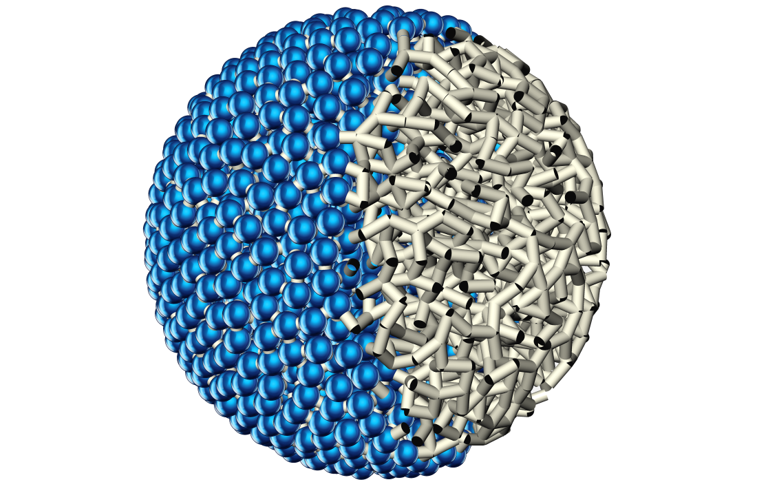 Granulation simulation in MUSEN